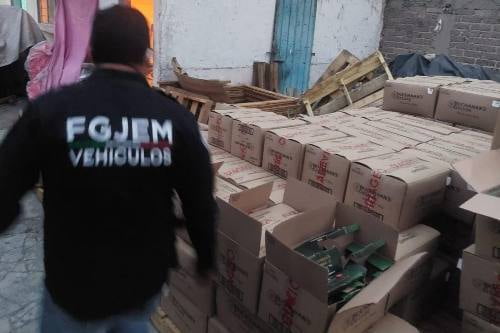 Recuperan en Ecatepec, cargamento robado de whisky, valuado en un mdp